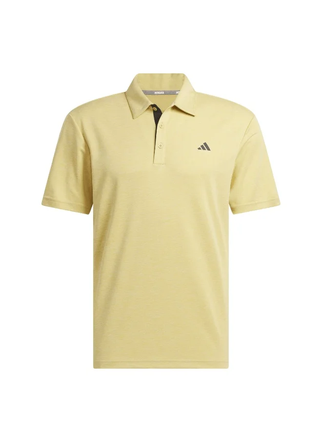 Adidas Adidas Drive Polo Htr Beige Golf Polo Shirts For Men S