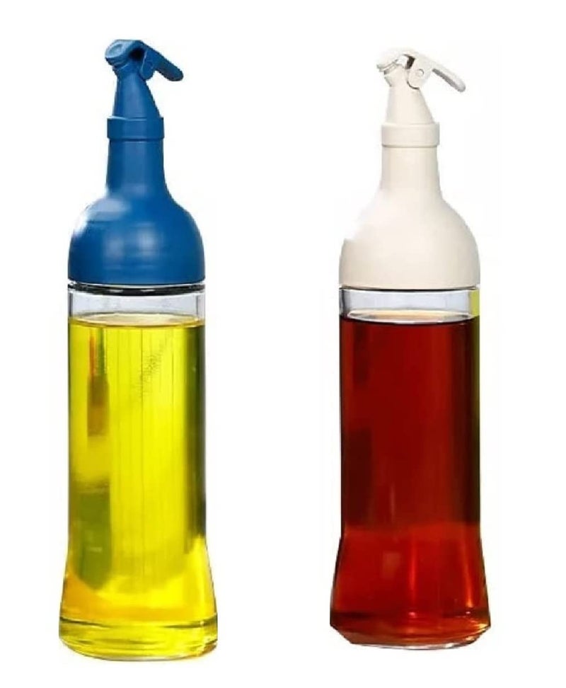 RAGYULA Glass Oil Dispenser Bottle For CookingOil Bottle Vinegar BottleOil CarafeLeakProof Vinegar Cruet Soy Sauce 500 ml Pack of 1 - Image 4