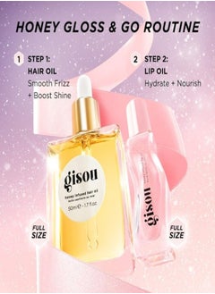 Gisou GISOU Honey Gloss & Go Duo Set – Nourishing Lip & Hair Essentials  - Image 5
