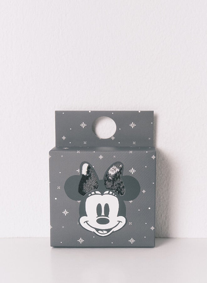 women'secret Minnie Mouse print long socks with fur trim - Image 4