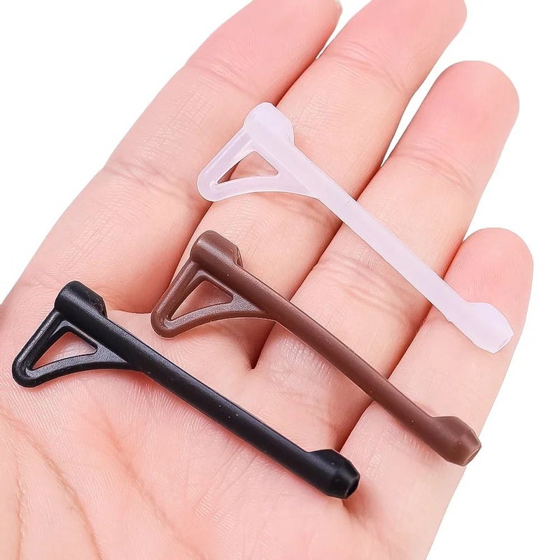 Coffee Anti Slip Ear Hook Glasses Grips 4 Pcs Eyeglass Temple Holders - Image 5