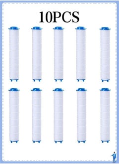In Air Set of 10 PP Cotton Filter, High Pressure Handheld Shower Head PP-Cotton Filter Cartridge (for Replacement)  - Image 1