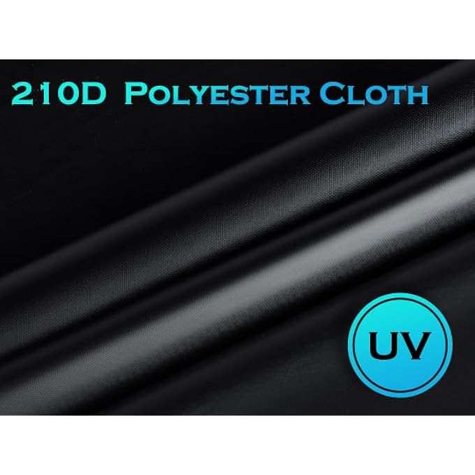 rayihni Car Cover Waterproof All Weather Full Exterior Covers w/Zipper, Size A1 Universal Fit for Nissan Versa, Kia Rio, Hyundai Accent, Audi TT, Porsche 718/Boxster/Cayman, BMW Z4, etc(UP to 177 inch) - Image 3