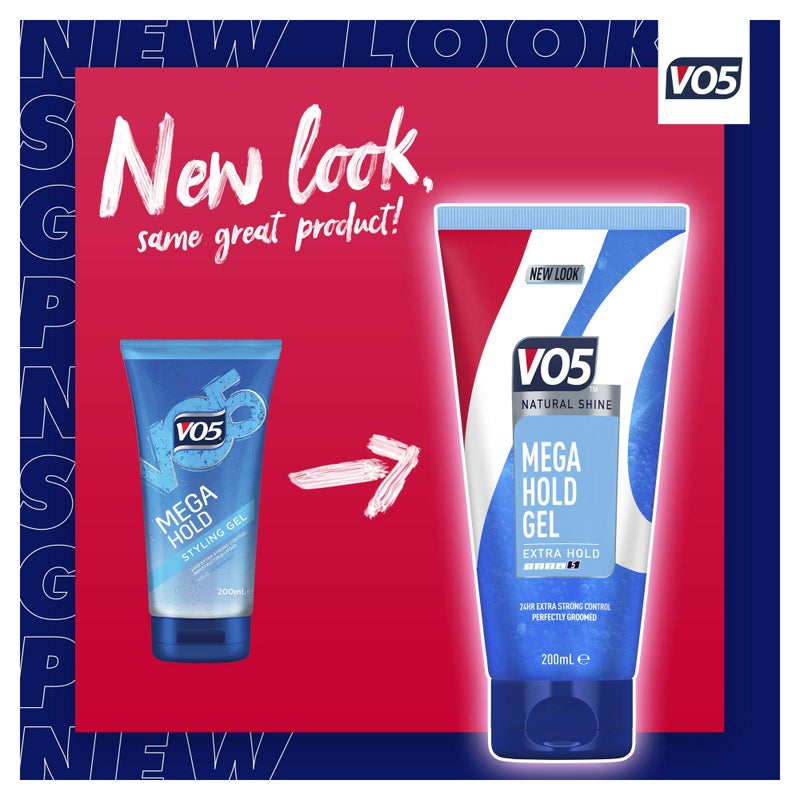Alberto VO5 VO5 Mega Hold Styling Gel (200ml) - Image 5