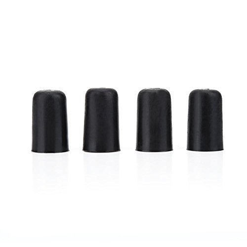 VGEBY 4Pcs Rubber Tip for Cello Endpin, Anti-slip End Pin Cover Protector Portable Cello Rubber Endpin Tip Protector Violin Accessories Black - Image 1