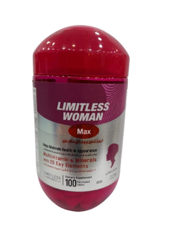LIMITLESS 100 Tablets limitless Woman max