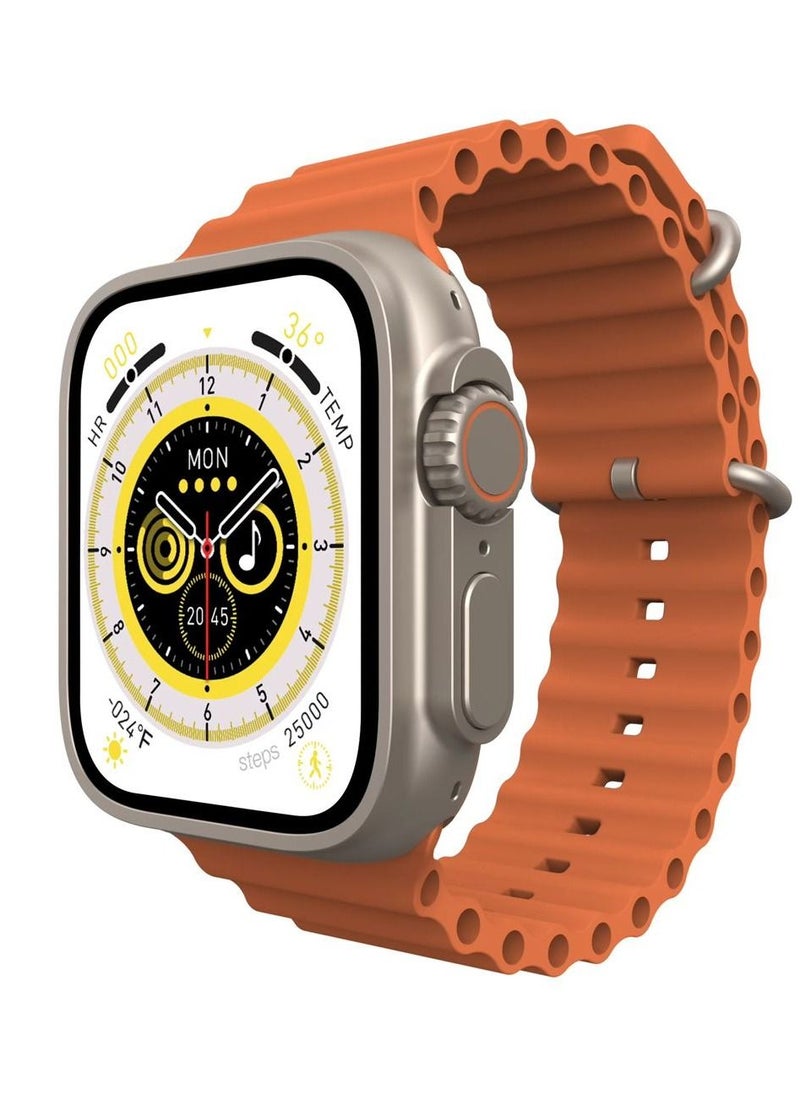 W&O - Series 8 X8 Ultra Smart watch with NFC and Wireless Charging - Image 1