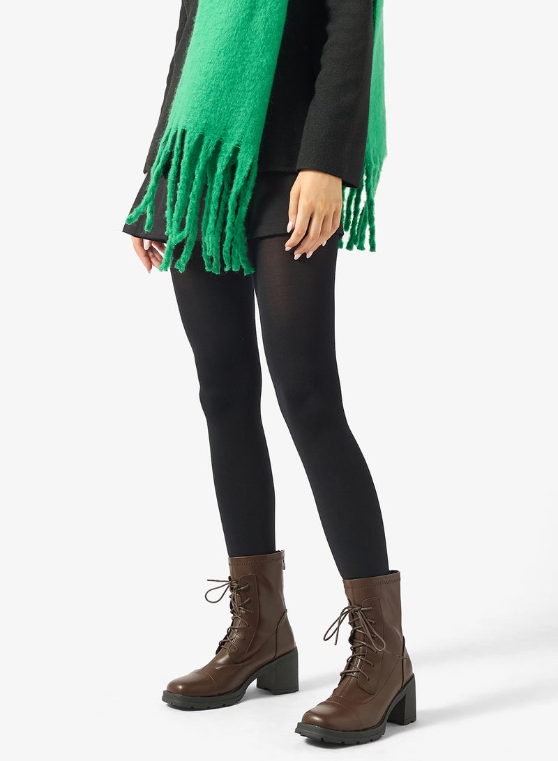 Ginger Chunky Lace Up Ankle Boots - Image 5