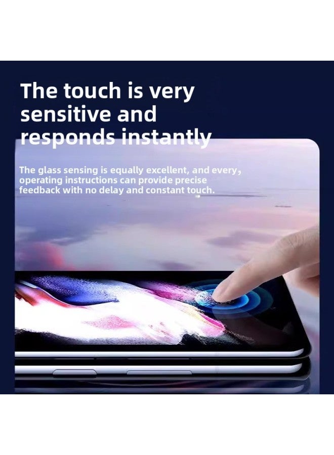 JoeSky For Samsung S24Ultra Tempered Film 3D Full Adhesive HD GalaxyS23/22/21Ultra Film-Color:Supreme Full Plastic Film [full Screen Dustproof/original Screen Feel/electroplating Af/high Aluminum Glass]-Size:Samsung 24 Ultra (ultrasonic Fingerprint Unlocking)  - Image 3