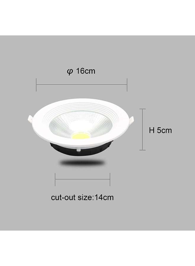 Hummer Recessed Ceiling Spotlight – White Light – 14 cm – 15 watts - Image 5