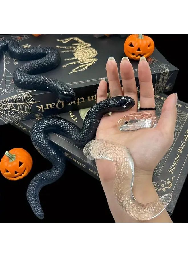 1pc Small Snake Squeezing Toy Halloween Prank Fun Party Gift - Image 2