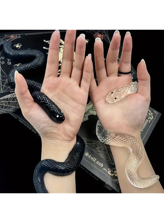 1pc Small Snake Squeezing Toy Halloween Prank Fun Party Gift - Image 4