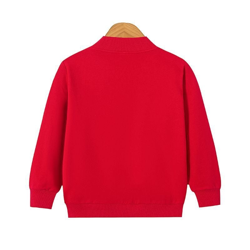 Coat Boys 2023 New Wear Thin Children'S Plain Cardigan Jacket Middle And Big Children'S Casual Baseball Clothes - Image 3