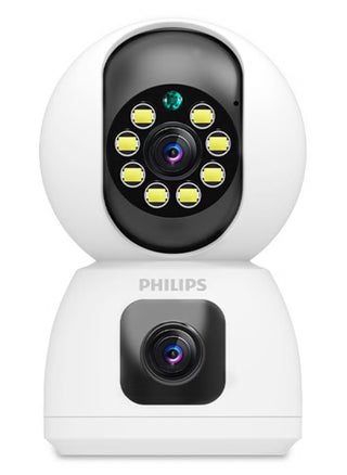 Philips Security Camera Dual camera 1080P WiFi Indoor Outdoor Home for Camera Baby Elderly Monitor Motion Detection Remote Alarm Smart Tracking Two-Way Audio Night Vision App Cloud - pzsku/Z0F7861985D65A2F1A404Z/45/1745216857/cf5cc6dd-268b-4ba6-9ebf-b789cf48a7eb