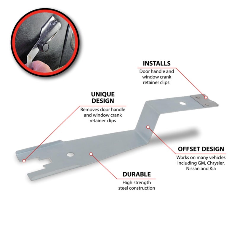 Performance Tool W80646 DoorWindow Handle Clip Tool 1 Pack - Image 4