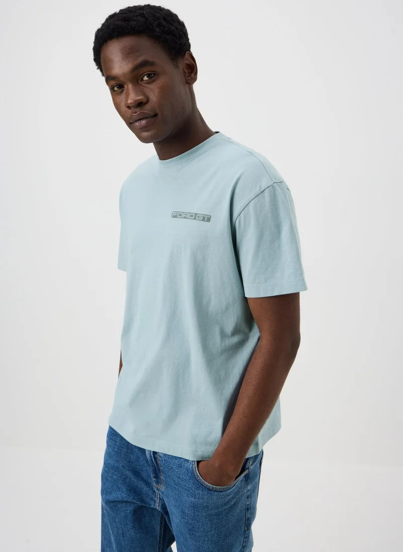 Matalan Blue Ford Back Graphic T-Shirt