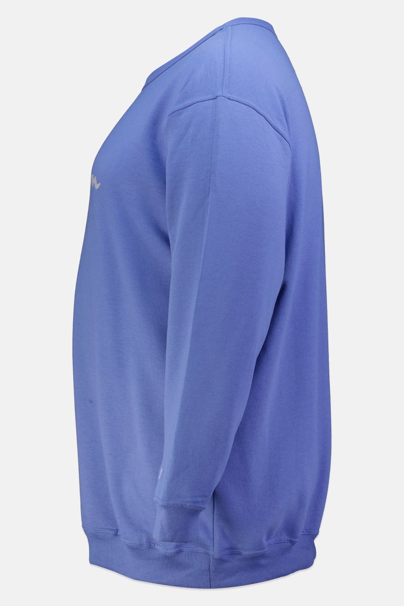 Champion Men Sportswear Fit Long Sleeve Outdoor Sweatshirt, Blue - Image 2