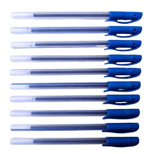 SSKR Pack of 60 Pcs Use and Throw Pens | Blue Ink Ball Point Pen 0.7mm Tip for Precision Writing | Smooth Flow of Ink | Smudge Free Writing Experience - Image 3