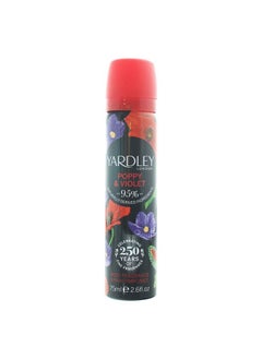 Yardley Of London Poppy & Violet Body Spray 75Ml 