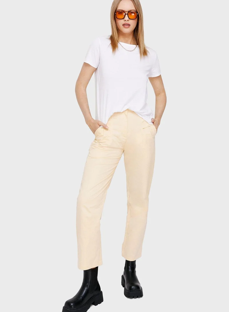 NASTY GAL Pocket Detail High Waist Pants