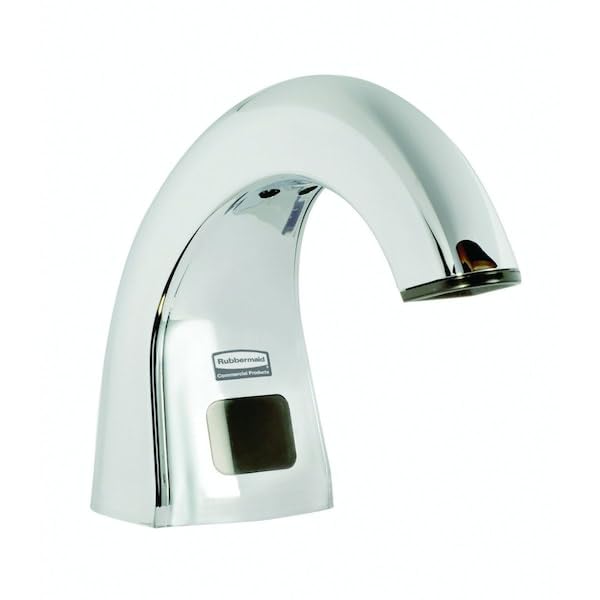 Rubbermaid Rubbermaid Commercial One-Shot Touch-Free Liquid Soap Dispenser, Polished Chrome  - Image 2
