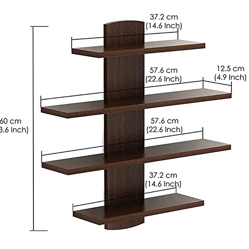 Priti - Engineered Wood Lifestyle Wall Shelf/Bookshelf/Display Rack - Image 4