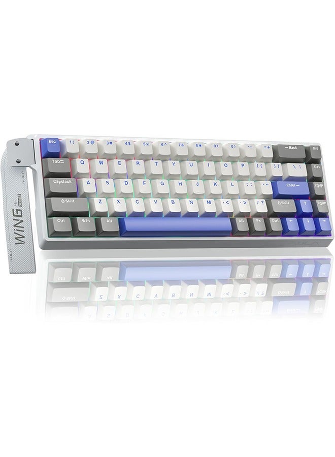 AULA WIN68 HE MAX - Hall Effect Gaming Keyboard with Magnetic Switch, Adjustable Actuation Fast Trigger Mode, 8KHz Polling Rate, RGB Backlit Wired Mechanical Gaming Keyboard 60 Percent Compact Design - Image 1