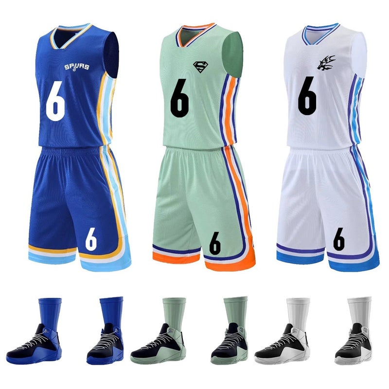 Children'S Summer Training Camp Basketball Uniform Set Kindergarten Jersey Printed Quick-Drying Basketball Vest Sportswear - Image 5