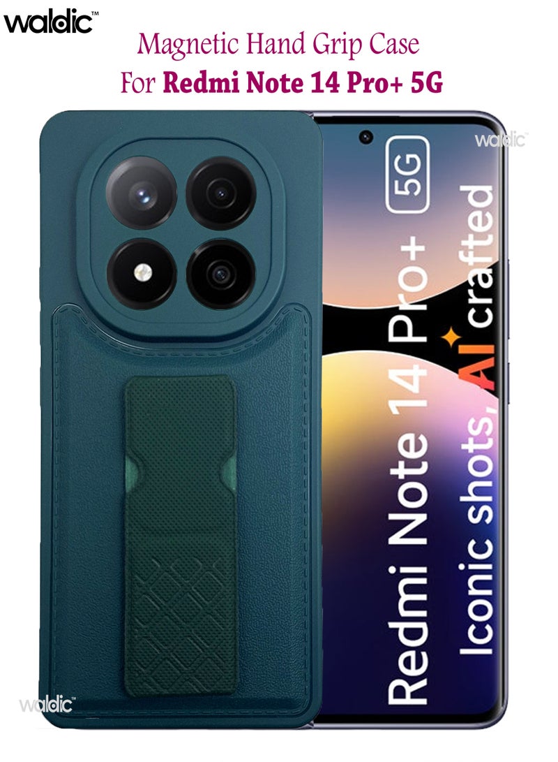 Waldic Xiaomi Redmi Note 14 Pro Plus 5G Premium Case | Premium Silicone  Case Cover Designed for Xiaomi Redmi Note 14 Pro Plus 5G | Xiaomi Redmi Note 14 Pro Plus 5G Case Camera and Drop Protection Thin Protective Back Cover Case for Xiaomi Redmi Note 14 Pro Plus 5G - Green - Image 1