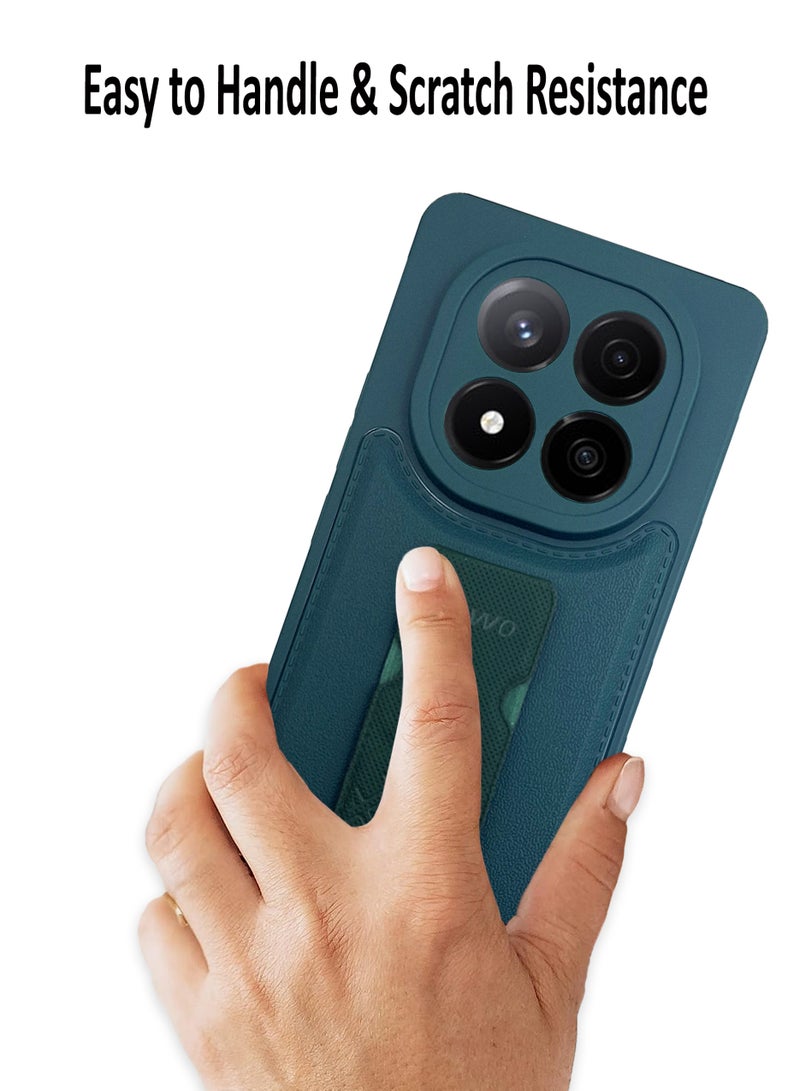 Waldic Xiaomi Redmi Note 14 Pro Plus 5G Premium Case | Premium Silicone  Case Cover Designed for Xiaomi Redmi Note 14 Pro Plus 5G | Xiaomi Redmi Note 14 Pro Plus 5G Case Camera and Drop Protection Thin Protective Back Cover Case for Xiaomi Redmi Note 14 Pro Plus 5G - Green - Image 3