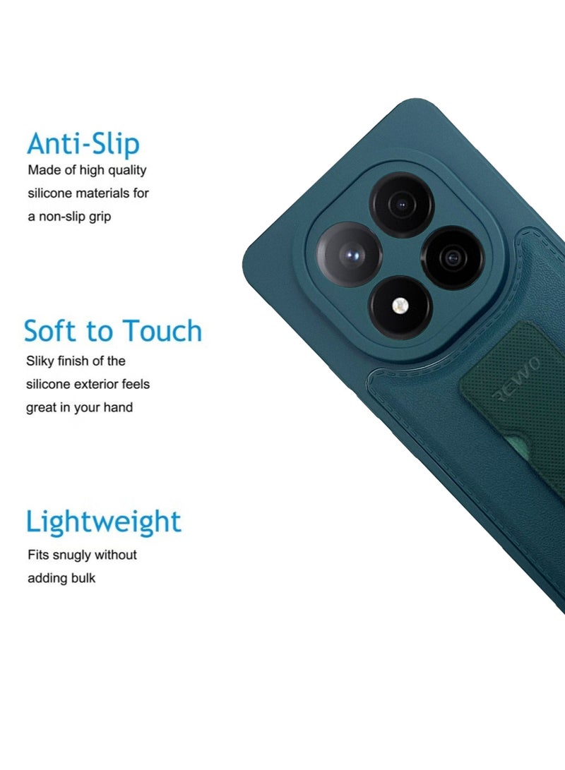 Waldic Xiaomi Redmi Note 14 Pro Plus 5G Premium Case | Premium Silicone  Case Cover Designed for Xiaomi Redmi Note 14 Pro Plus 5G | Xiaomi Redmi Note 14 Pro Plus 5G Case Camera and Drop Protection Thin Protective Back Cover Case for Xiaomi Redmi Note 14 Pro Plus 5G - Green - Image 2