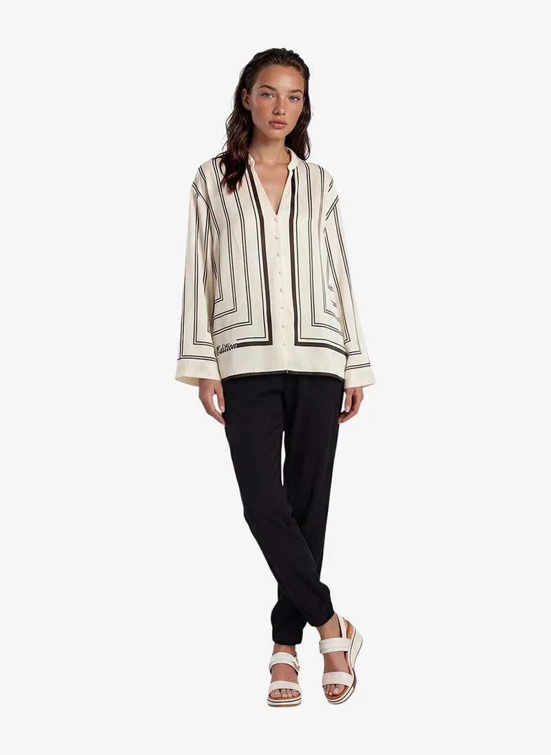Women's VMEVINA Long Sleeve Woven Shirt