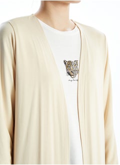 LC WAIKIKI Plain Women's Combed Cotton Cardigan  - Image 3