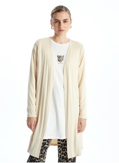 LC WAIKIKI Plain Women's Combed Cotton Cardigan  - Image 1