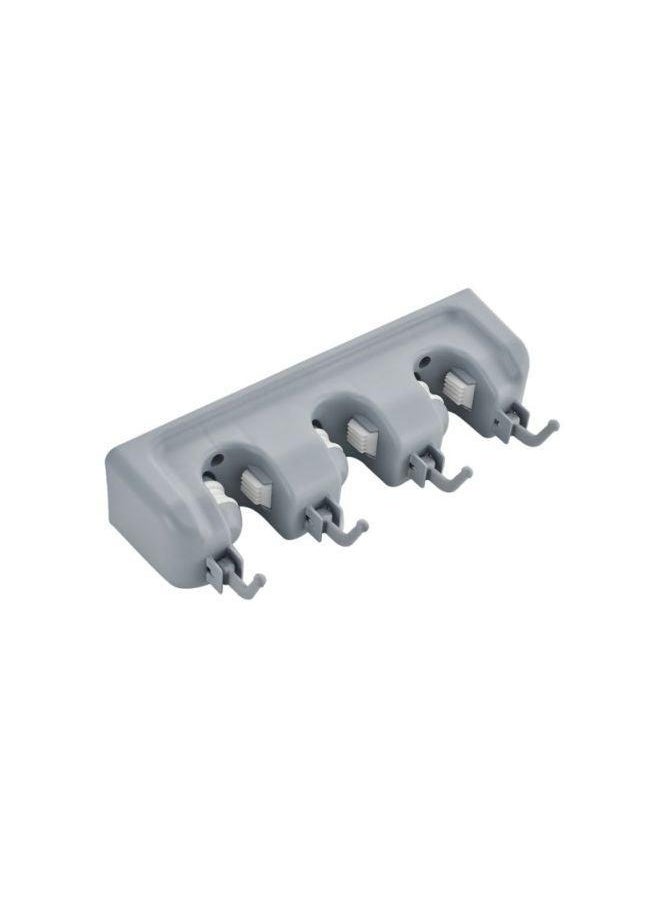 Generic 5-Piece Wall Mounted Storage Rack Set Grey 41.5x8.5x6.2centimeter  - Image 2