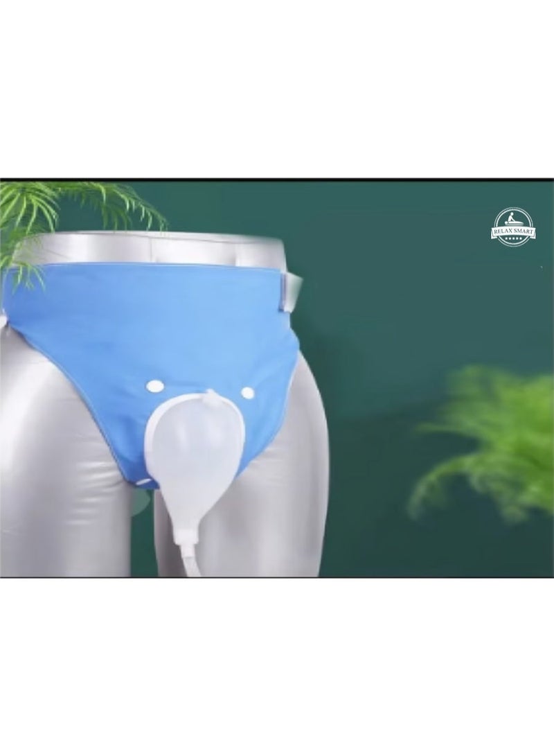 Relax Smart Urine Collection Bag for Bedridden with 2 Urine Bags Reusable Silicone Urinal Drainage Bag System - Image 3