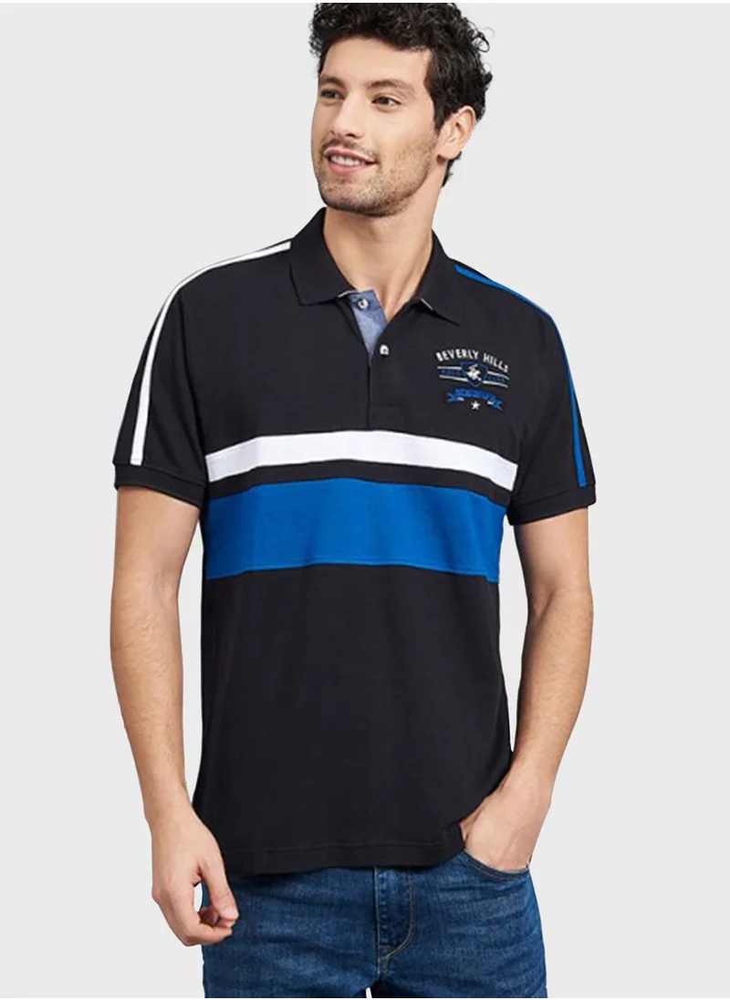 بيفرلي هيلز بولو كلوب Color Block Polo