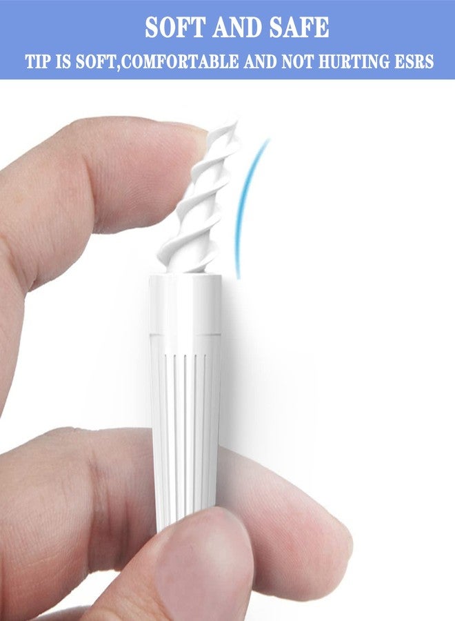 Toeah Ear Wax Removal Tool, Ear Wax Removal Reusable and Washable Replacement Soft Silicone Tips for Cleaner Earwax, Ear Wax Removal Kit Contains 7 Types of Ear Cleaner Tools (White) - Image 3