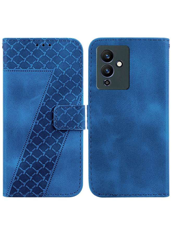 اس-توب جراب لهاتف Infinix Note 12 Pro 5G/Note 12 5G جراب هاتف جلدي منقوش على شكل سبعة - Image 1