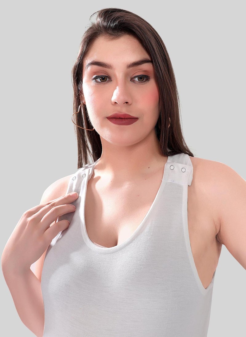 تامي TUMMY تانك توب للرضاعة والأمومة، عبوة من 3 قطع - Image 5