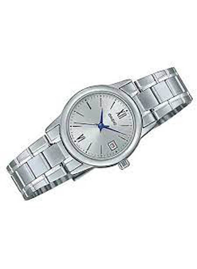 كاسيو ساعة يد من ستانلس ستيل بعقارب LTP-V002D-7B3UDF - Image 2