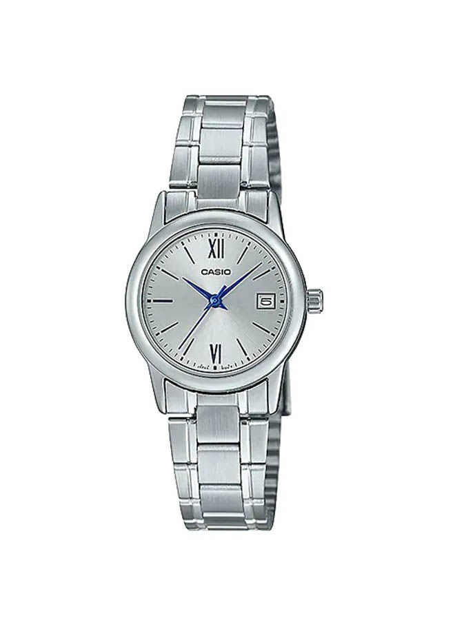 كاسيو ساعة يد من ستانلس ستيل بعقارب LTP-V002D-7B3UDF - Image 1