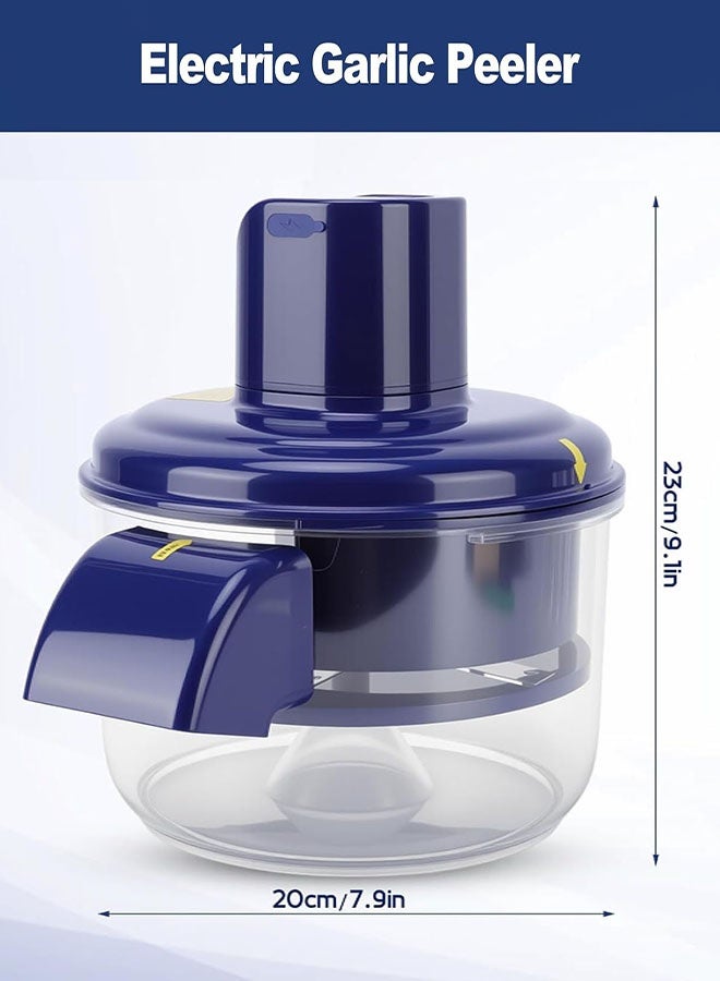 Electric Grape Peeling Machine, Automatic Garlic Peeler Skin Remover for Tomato, Cherry and Small Fruits, Rechargeable Electric Fruit and Vegetable Peeler Skin Remover for Home Kitchen Use, NOT Fits for Large Fruits as Potatoes and Apples - Image 5