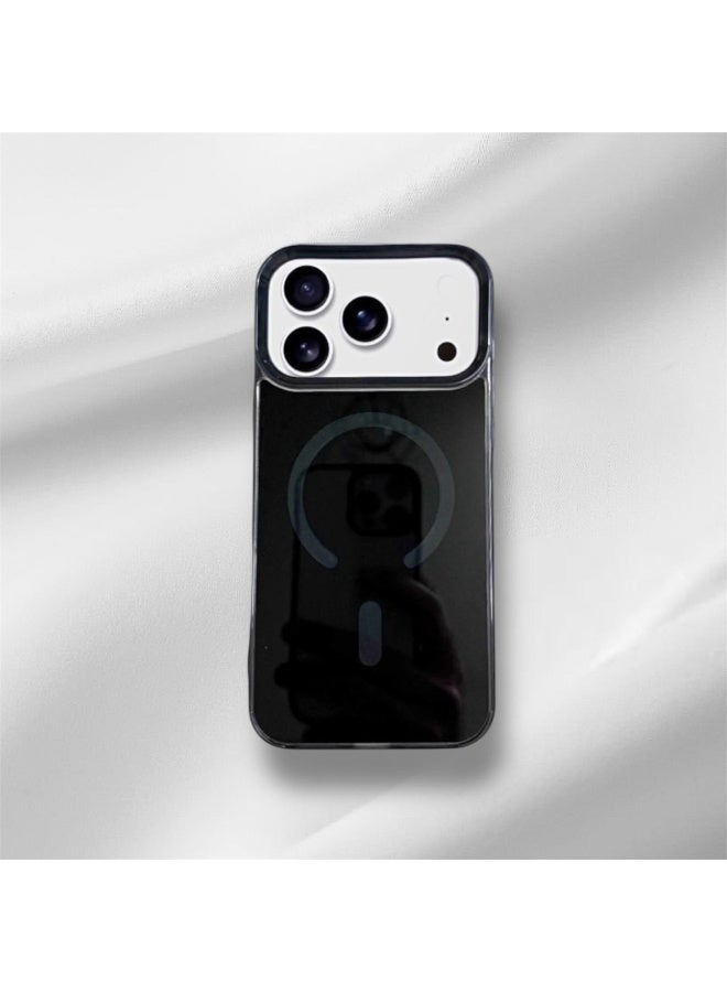 جراب لموبايل ايفون  Pro 17 ماج سيف  يدعم الشحن اللاسلكي المغناطيسي، حماية ضد الصدمات، مقاوم للخدش لموبايل  iPhone Pro 17 - أسود - Image 4