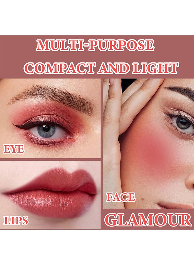 Maxfine Smooth Professional Facial Makeup Stick, Cheeks And Lips And Eyes, 3 In 1 Creamy blush, Moisturizing And Delicate Long Lasting Makeup Retention, Makeup Stick For Women (Peach Pink)  - Image 4