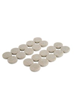 Magic Sliders Magic Sliders (‎63417)- Magic Felt 1" Round Self Stick Furniture Pads, Gripping Furniture, Tables, Couches, Chairs, Bookcases, Floor Protection, Double-Sided Self Adhesive Tape (32 pc) (Oatmeal)  - Image 2