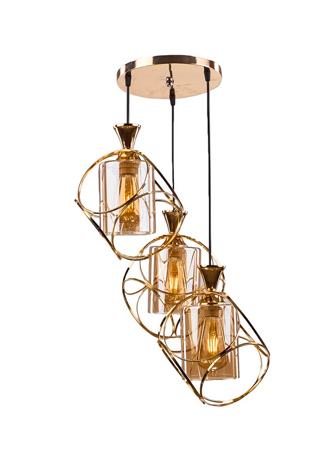 NAGAFA SHOP Three Gold Bubbles Modern Ceiling Lamp-3Mg120 