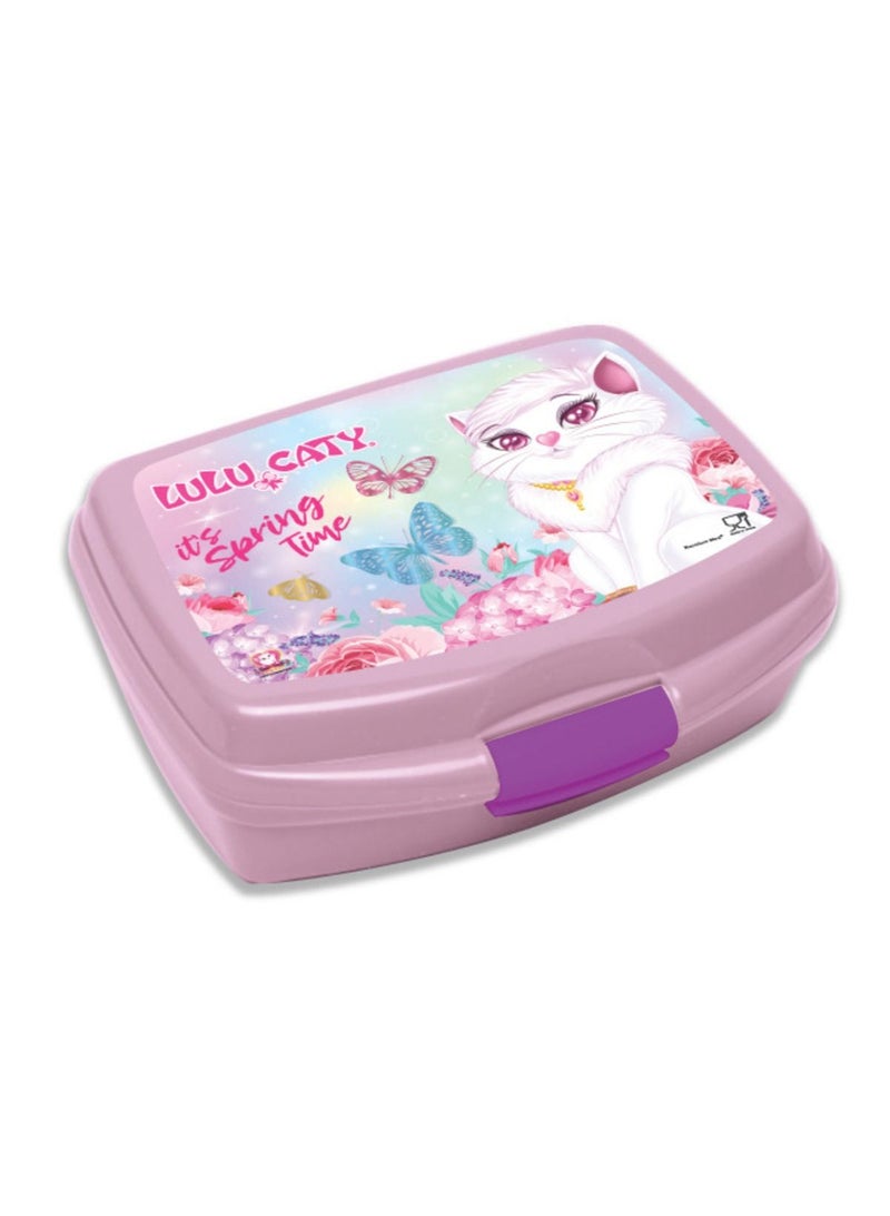 LULU CATY Plastic Printed Lunch Box