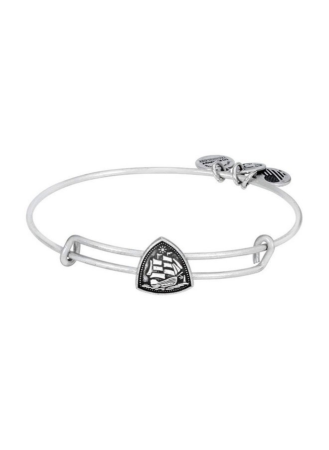 ALEX AND ANI - Navy Vessel Set Of 2 Bracelet Rafaelian Silver One Size - Image 1