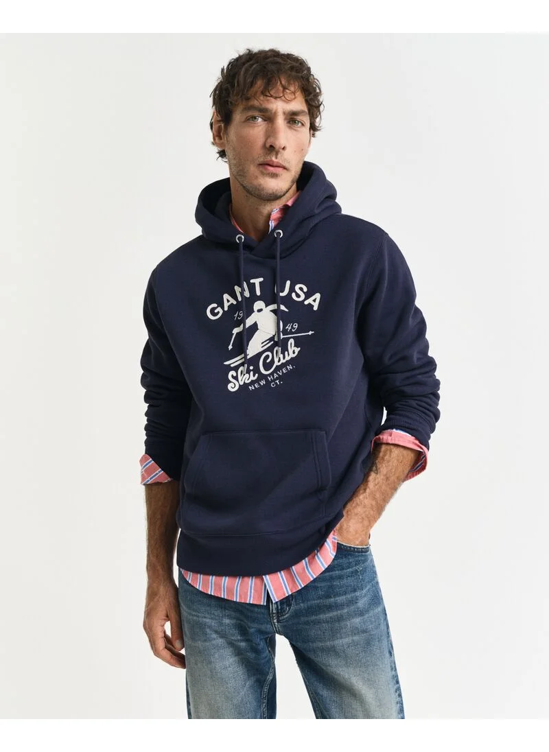 غانت Gant Graphic Hoodie